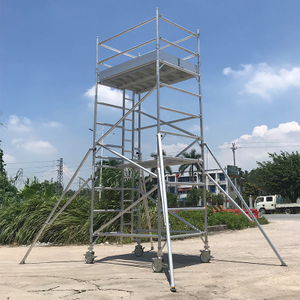 China Manufacturer Provides Straightly Quick Erection Aluminum Mobile Scaffold Tower